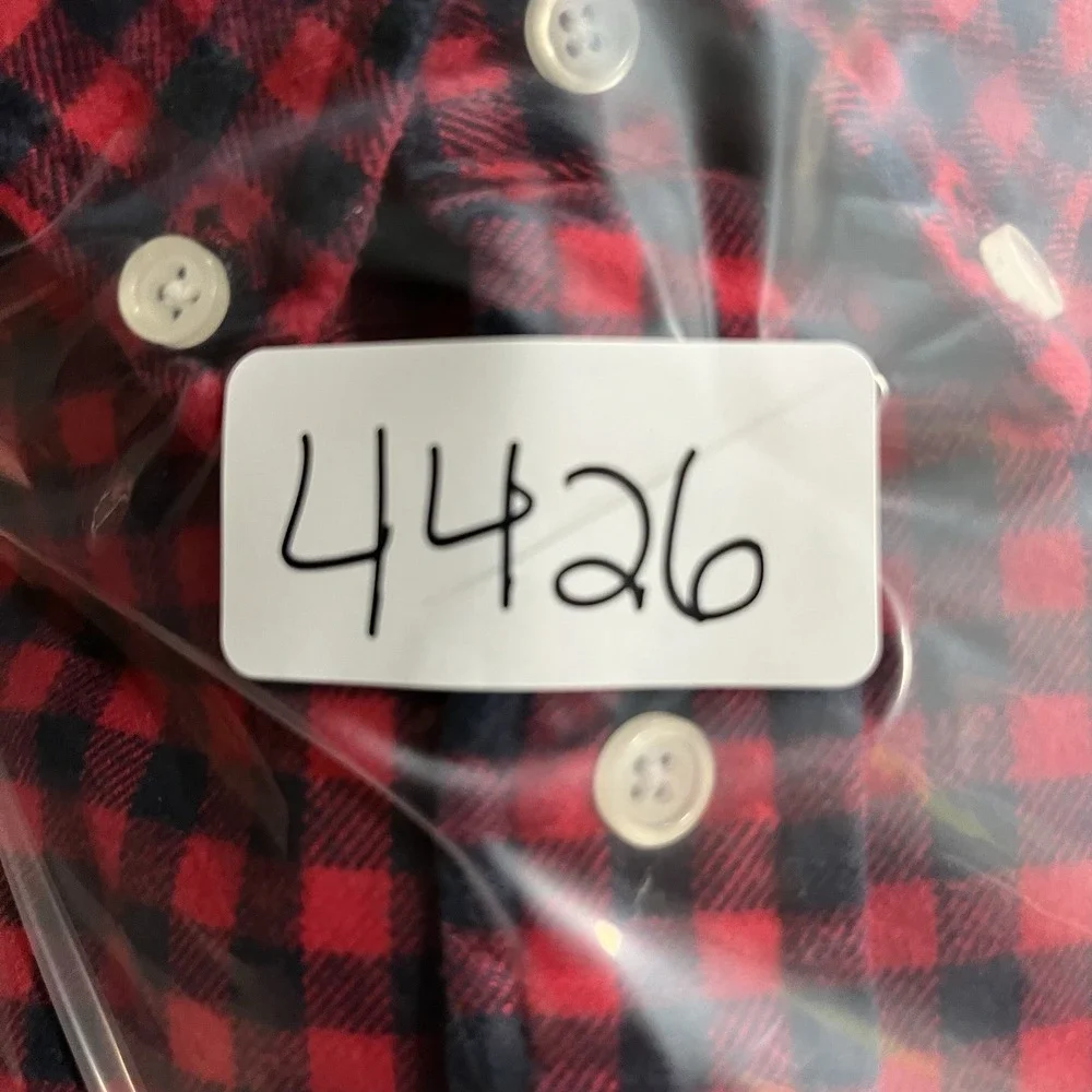 Ralph Lauren Shirt Mens Blake XL Red Flannel Check Pony Logo Button Down
